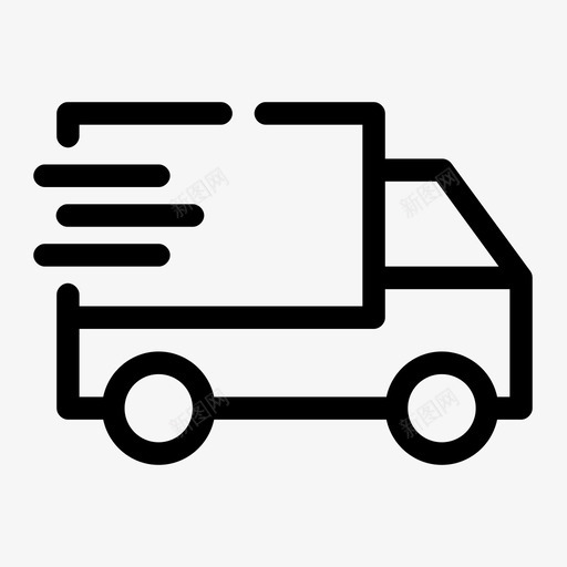 卡车送货物流航运图标svg_新图网 https://ixintu.com 卡车送货 物流 航运 航运物流缺口中等