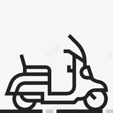 自行车司机摩托车图标图标