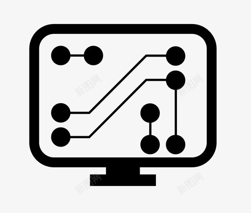 计算机科学机器学习图标svg_新图网 https://ixintu.com 机器学习 计算机科学