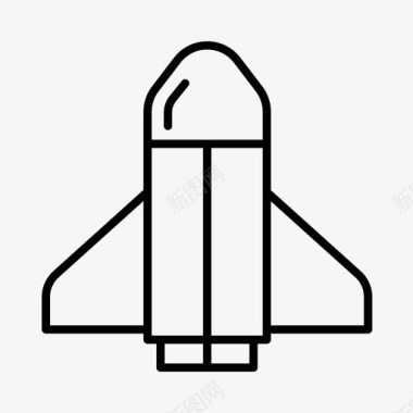 火箭孩子太空图标图标
