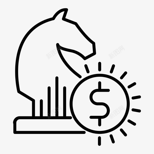 投资策略业务财务图标svg_新图网 https://ixintu.com 业务 投资策略 财务