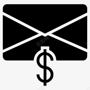 电子邮件营销商务电子邮件商务信函图标图标