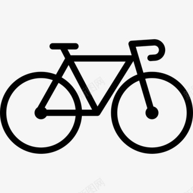 右转自行车交通工具运动型图标图标