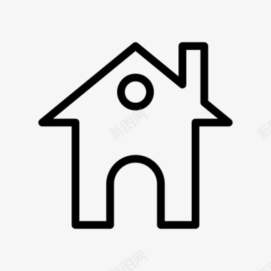 房子家庭网络图标图标
