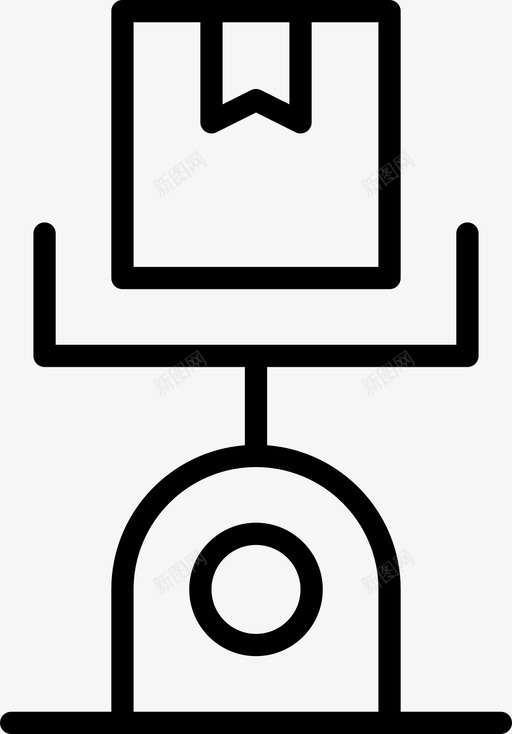 厨房秤邮件包裹图标svg_新图网 https://ixintu.com 全球物流瘦 包裹 厨房秤 海运 邮件 邮寄