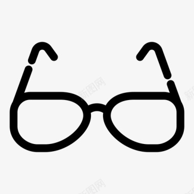 眼镜时尚现代图标图标
