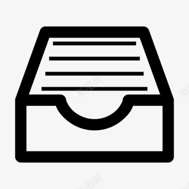 文件存储归档文件柜图标图标