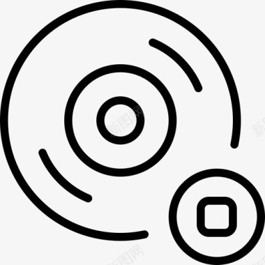 cd音频音乐图标图标