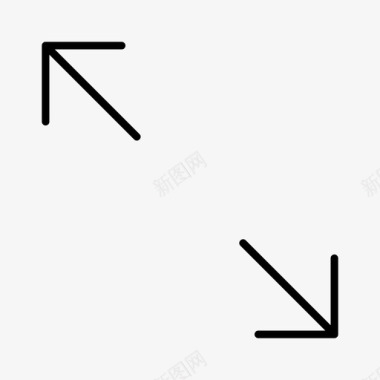 放大更改调整大小图标图标