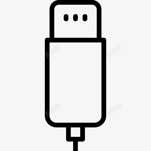 iphone的lightning电缆连接数据图标svg_新图网 https://ixintu.com iphone的lightning电缆 数据 连接