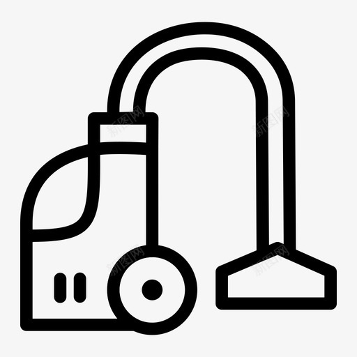 吸尘器清洁服务电子图标svg_新图网 https://ixintu.com 吸尘器 家用电器 家用电器和电子 清洁服务 电子