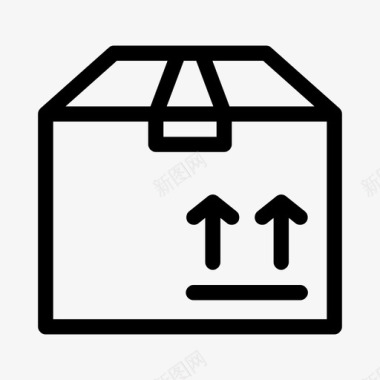 包装箱搬运包裹图标图标