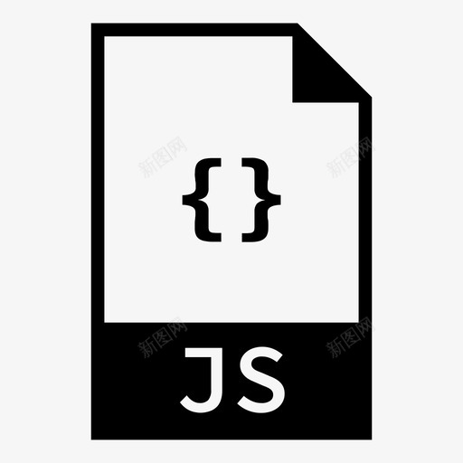 javascript代码文件图标svg_新图网 https://ixintu.com javascript js web 代码 文件 文件类型图标