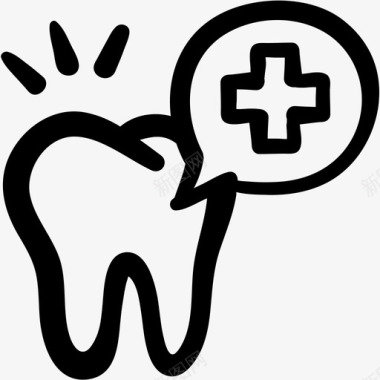 牙科护理牙医口腔科图标图标