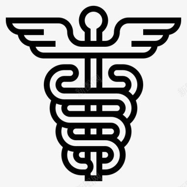 asclepius的职员caduceushealthcare图标图标