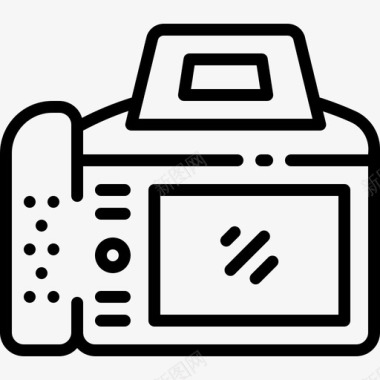 数码单反相机背面摄影小工具设备图标图标