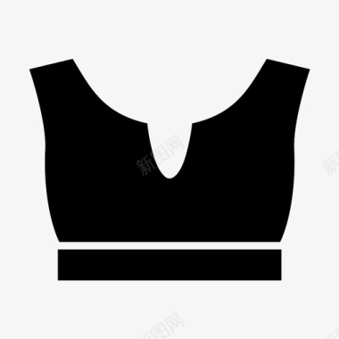 上衣服装短上衣图标图标