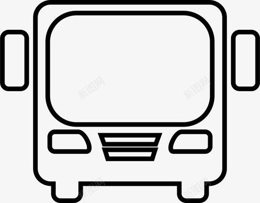 公共汽车客运交通图标svg_新图网 https://ixintu.com 交通 公共汽车 客运 旅游