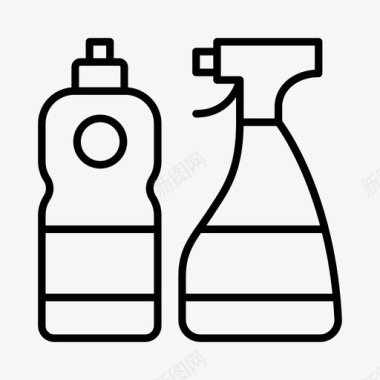采购产品清洁产品清洁产品过道图标图标