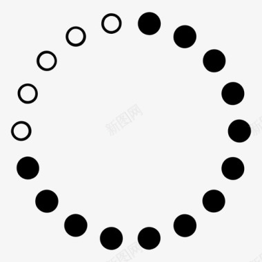 圆圈710充电图标图标
