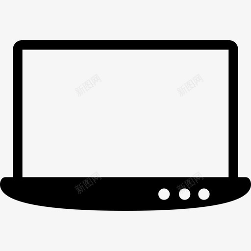笔记本电脑屏幕技术硬件图标svg_新图网 https://ixintu.com 技术 硬件 笔记本电脑屏幕