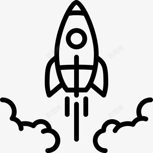 火箭快速发射图标svg_新图网 https://ixintu.com 初创企业 发射 快速 最有价值球员 火箭 社交第二部分