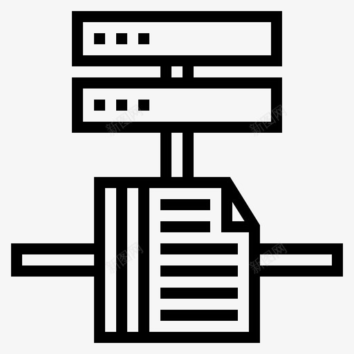 文件服务器文件传输web图标svg_新图网 https://ixintu.com web 文件传输 文件服务器