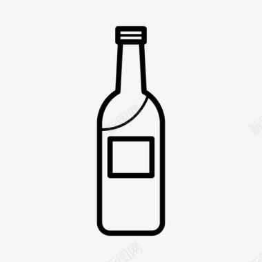 瓶子饮料橄榄油图标图标