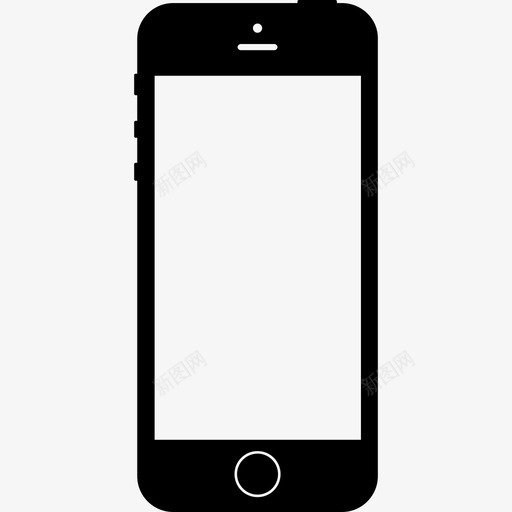 iphone5苹果手机图标svg_新图网 https://ixintu.com iphone5 手机 智能手机 苹果