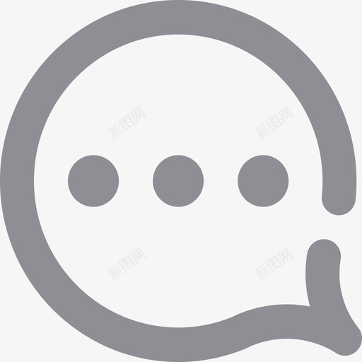 消息_iconsvg_新图网 https://ixintu.com 消息_icon