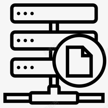 服务器数据服务器文件服务器图标图标