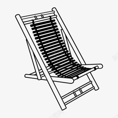 椅子家具躺椅图标图标