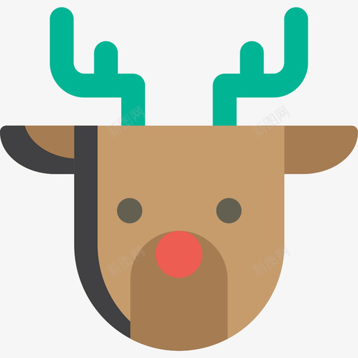 reindeersvg_新图网 https://ixintu.com reindeer