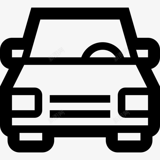 汽车驱动器车辆图标svg_新图网 https://ixintu.com 汽车 粗轮廓 车辆 驱动器