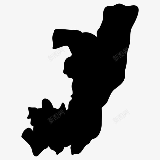 刚果地图非洲国家地图填充图标svg_新图网 https://ixintu.com 刚果地图 非洲国家地图填充