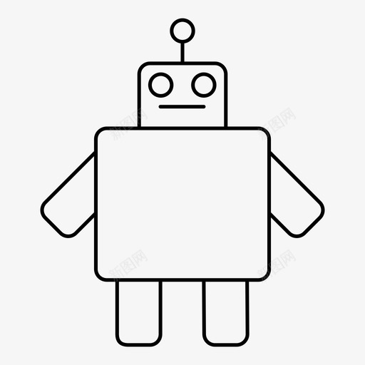 机器人玩具游戏图标svg_新图网 https://ixintu.com 机器人玩具 游戏