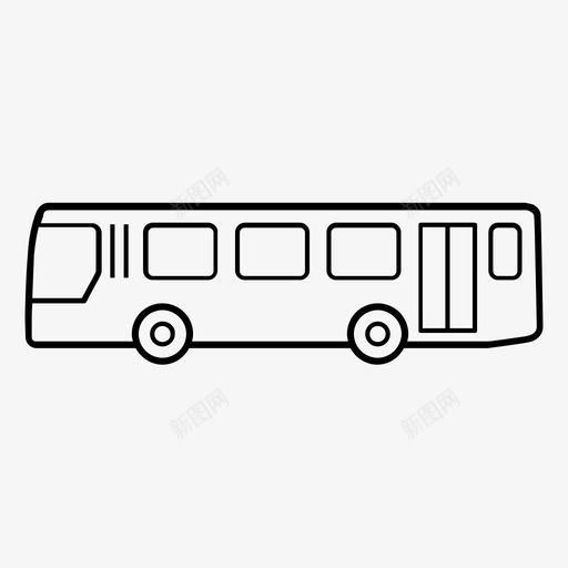 巴士汽车巴士巴士服务图标svg_新图网 https://ixintu.com 乘客 公共交通 巴士 巴士服务 汽车巴士 车辆运输