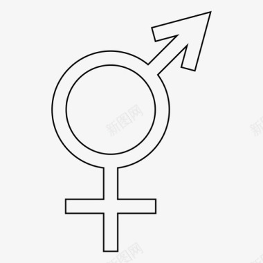 两性平等性别图标图标