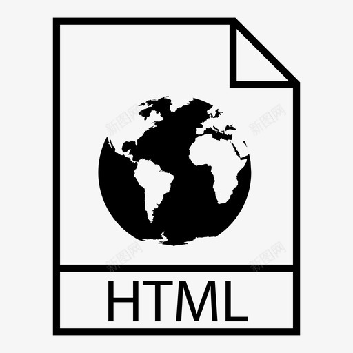 网页代码文件类型图标svg_新图网 https://ixintu.com html 代码 文件类型 文档格式 网页 超文本标记语言