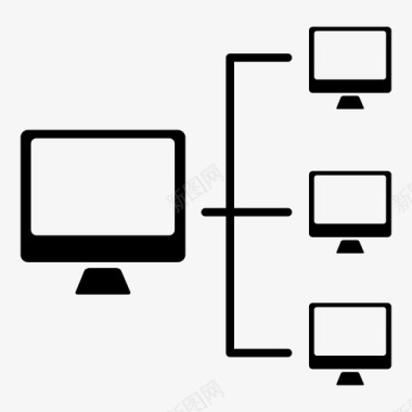网络计算机信息技术图标图标