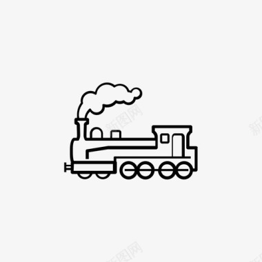 机车小旅客铁路运输图标图标