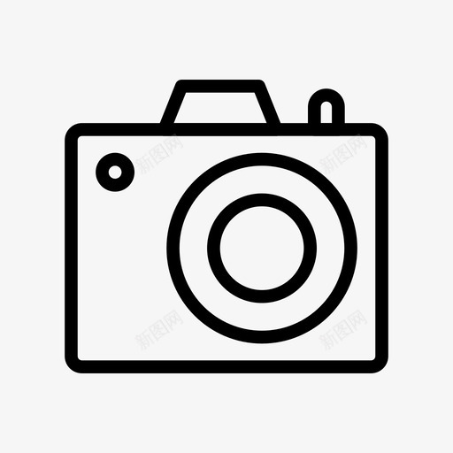 相机拍摄庆祝图标svg_新图网 https://ixintu.com 庆祝 快照 拍摄 新年线图标 相机 设备