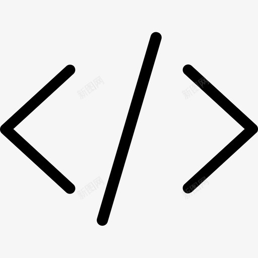 代码编码开发人员图标svg_新图网 https://ixintu.com html 代码 基本图标行 开发人员 编码 编程