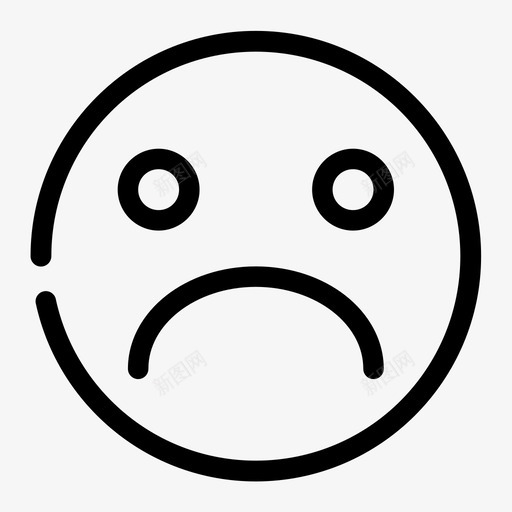 情绪悲伤表情符号面部表情图标svg_新图网 https://ixintu.com 必要的包装间隙媒介 情绪悲伤 表情符号 面部表情