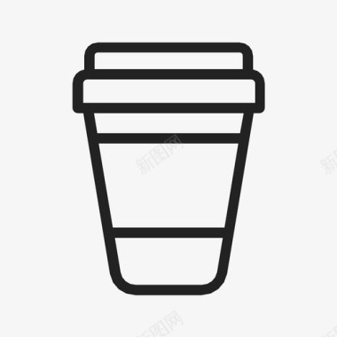 外卖杯咖啡饮料图标图标