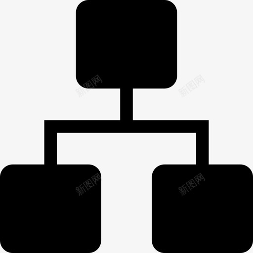 垂直图表组织金字塔图标svg_新图网 https://ixintu.com 垂直图表 小黑 组织 结构 金字塔