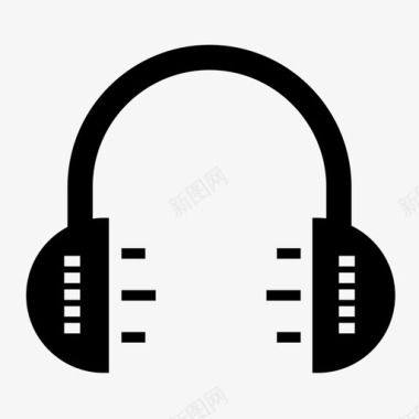 耳机小工具信息技术符号图标图标