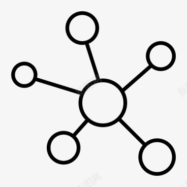 分子网络crispy图标图标