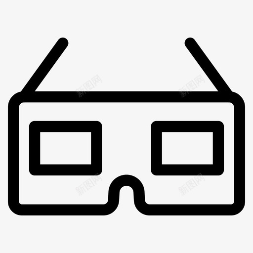 智能眼镜科技图标svg_新图网 https://ixintu.com 智能眼镜 科技