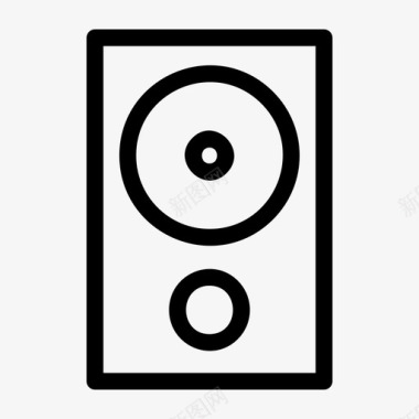 音频扬声器多媒体音乐图标图标